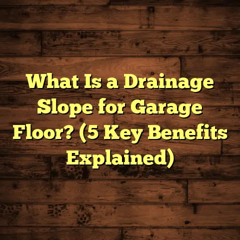 What Is a Drainage Slope for Garage Floor? (5 Key Benefits Explained)