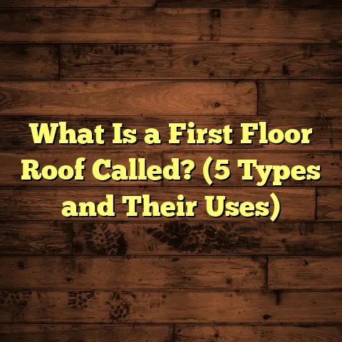 What Is a First Floor Roof Called? (5 Types and Their Uses)