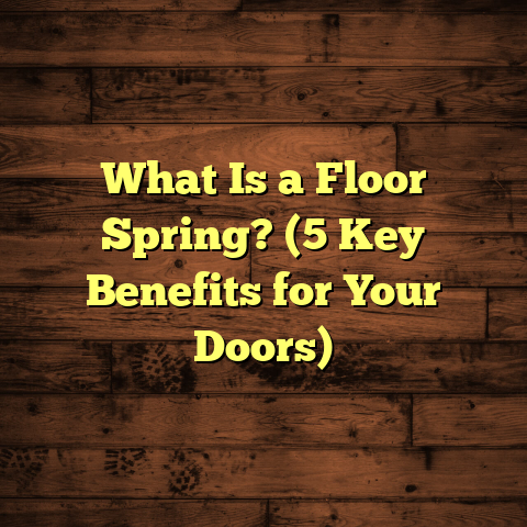 What Is a Floor Spring? (5 Key Benefits for Your Doors)