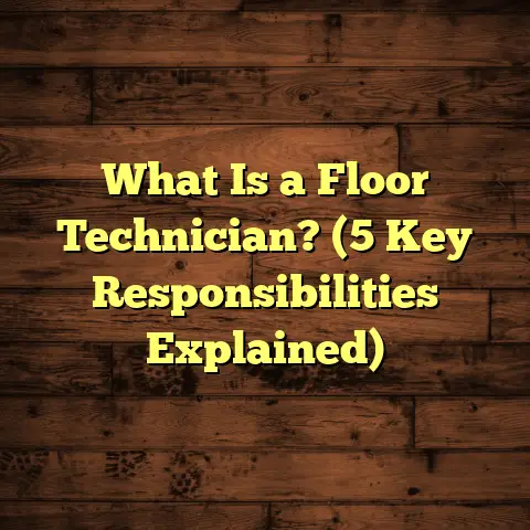 What Is a Floor Technician? (5 Key Responsibilities Explained)