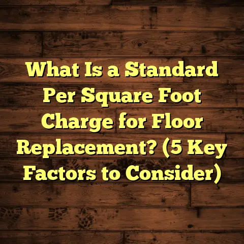 What Is a Standard Per Square Foot Charge for Floor Replacement? (5 Key Factors to Consider)