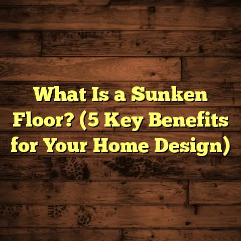 What Is a Sunken Floor? (5 Key Benefits for Your Home Design)