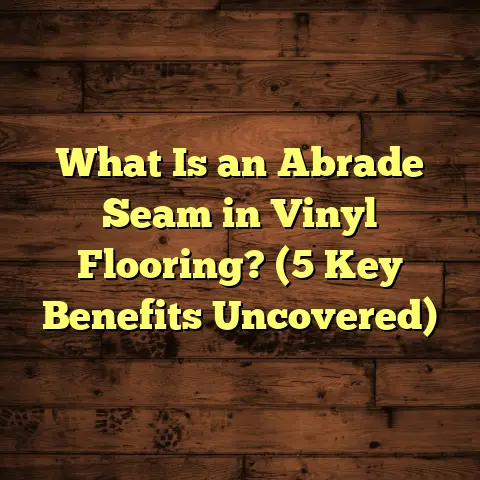 What Is an Abrade Seam in Vinyl Flooring? (5 Key Benefits Uncovered)