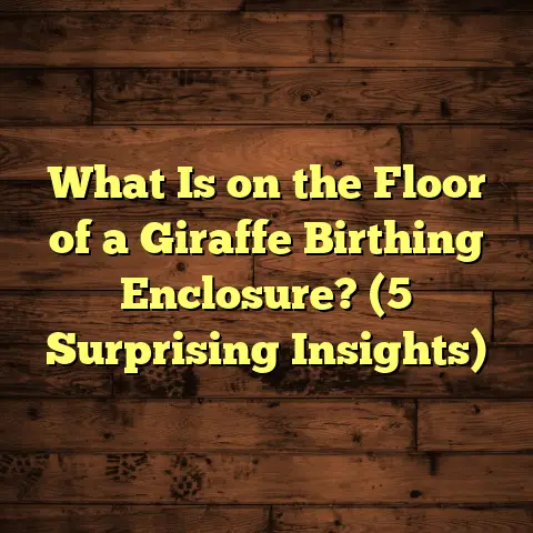 What Is on the Floor of a Giraffe Birthing Enclosure? (5 Surprising Insights)
