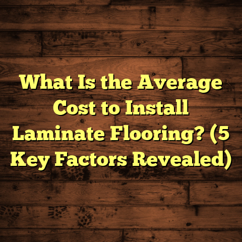 What Is the Average Cost to Install Laminate Flooring? (5 Key Factors Revealed)