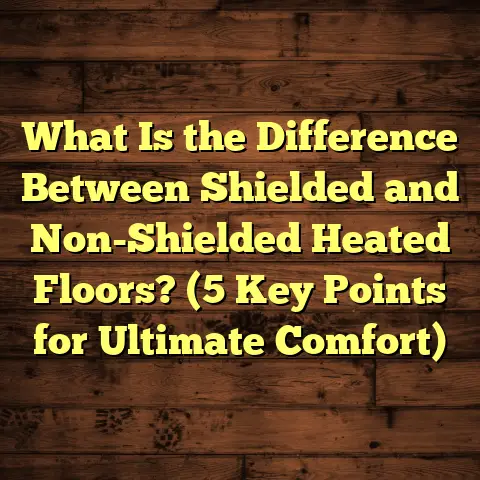 What Is the Difference Between Shielded and Non-Shielded Heated Floors? (5 Key Points for Ultimate Comfort)