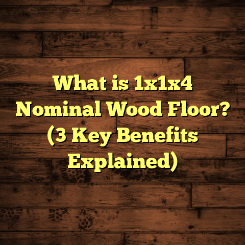 What is 1x1x4 Nominal Wood Floor? (3 Key Benefits Explained)
