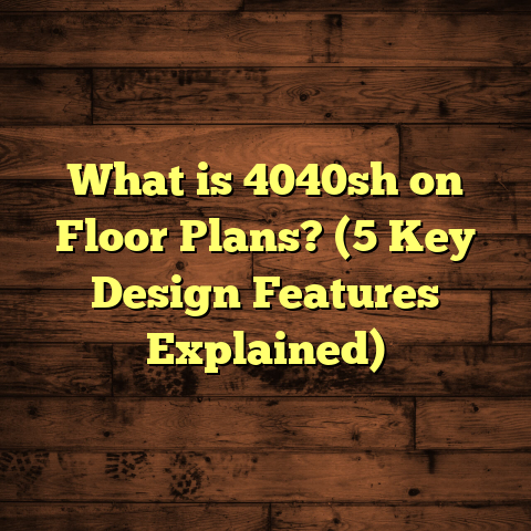 What is 4040sh on Floor Plans? (5 Key Design Features Explained)
