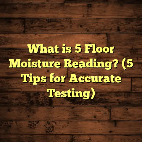 What is 5 Floor Moisture Reading? (5 Tips for Accurate Testing)