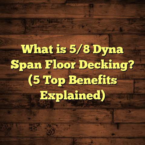 What is 5/8 Dyna Span Floor Decking? (5 Top Benefits Explained)