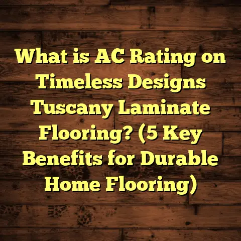 What is AC Rating on Timeless Designs Tuscany Laminate Flooring? (5 Key Benefits for Durable Home Flooring)