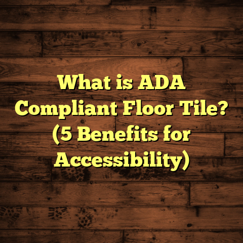 What is ADA Compliant Floor Tile? (5 Benefits for Accessibility)