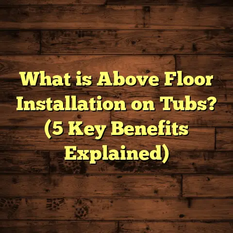 What is Above Floor Installation on Tubs? (5 Key Benefits Explained)