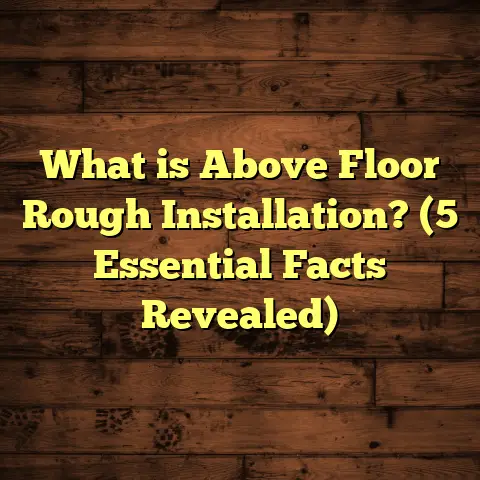 What is Above Floor Rough Installation? (5 Essential Facts Revealed)