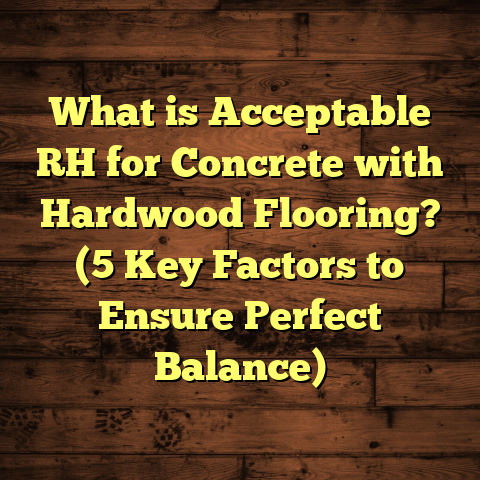 What is Acceptable RH for Concrete with Hardwood Flooring? (5 Key Factors to Ensure Perfect Balance)