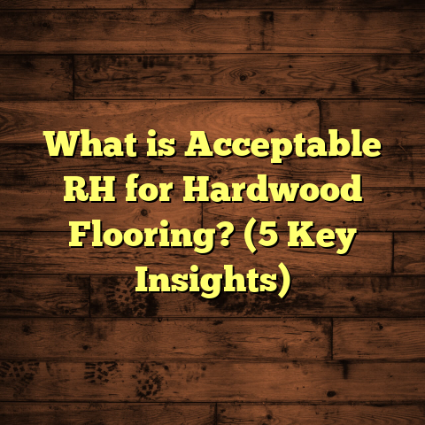 What is Acceptable RH for Hardwood Flooring? (5 Key Insights)