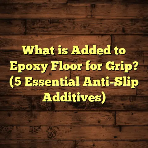 What is Added to Epoxy Floor for Grip? (5 Essential Anti-Slip Additives)