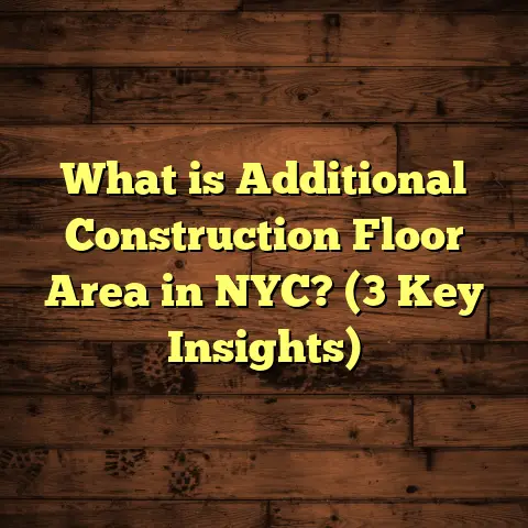 What is Additional Construction Floor Area in NYC? (3 Key Insights)