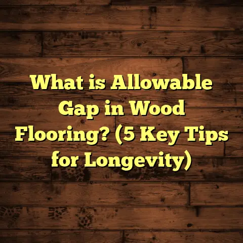 What is Allowable Gap in Wood Flooring? (5 Key Tips for Longevity)