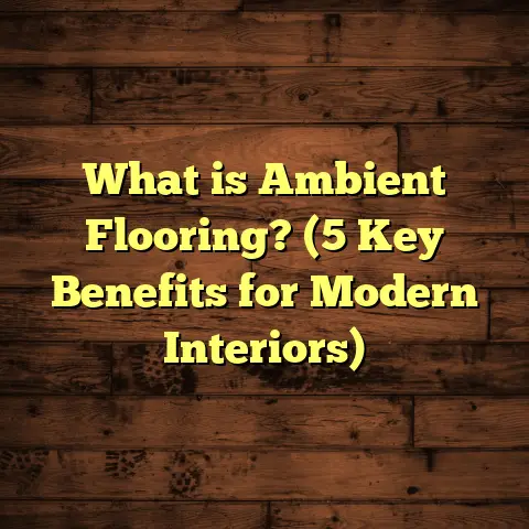 What is Ambient Flooring? (5 Key Benefits for Modern Interiors)