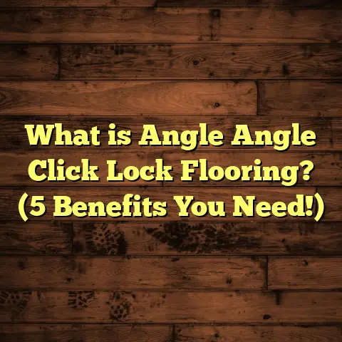 What is Angle Angle Click Lock Flooring? (5 Benefits You Need!)