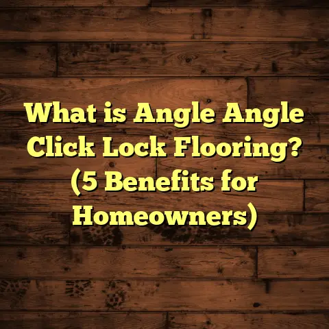 What is Angle Angle Click Lock Flooring? (5 Benefits for Homeowners)