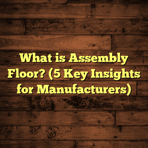 What is Assembly Floor? (5 Key Insights for Manufacturers)