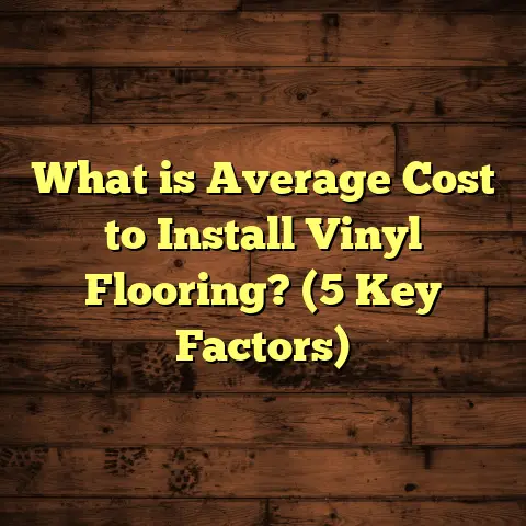 What is Average Cost to Install Vinyl Flooring? (5 Key Factors)