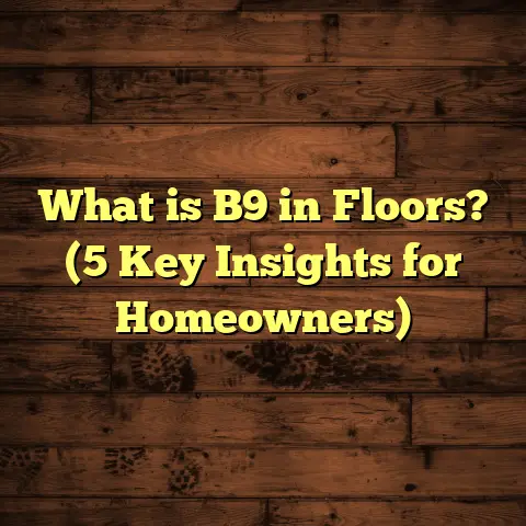 What is B9 in Floors? (5 Key Insights for Homeowners)
