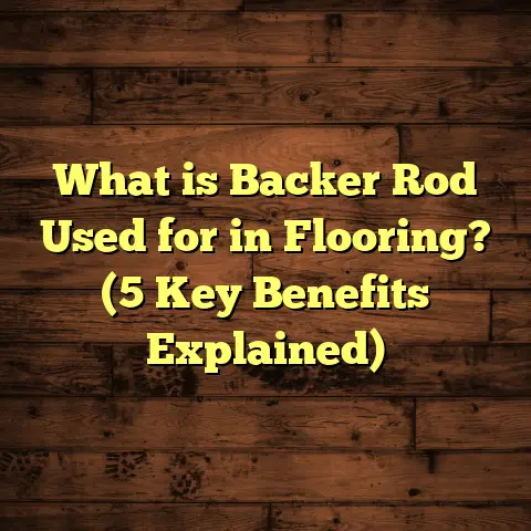 What is Backer Rod Used for in Flooring? (5 Key Benefits Explained)