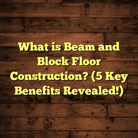 What is Beam and Block Floor Construction? (5 Key Benefits Revealed!)