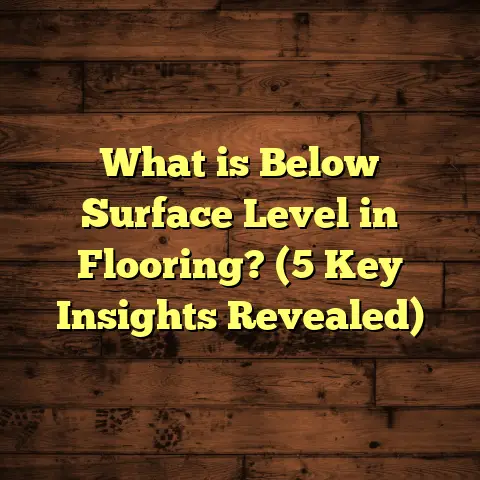 What is Below Surface Level in Flooring? (5 Key Insights Revealed)