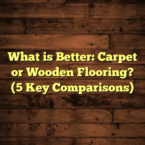 What is Better: Carpet or Wooden Flooring? (5 Key Comparisons)