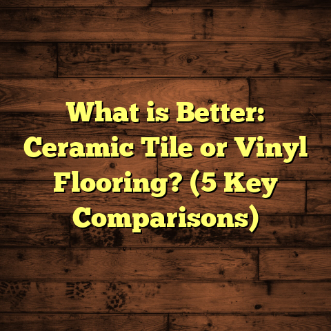What is Better: Ceramic Tile or Vinyl Flooring? (5 Key Comparisons)