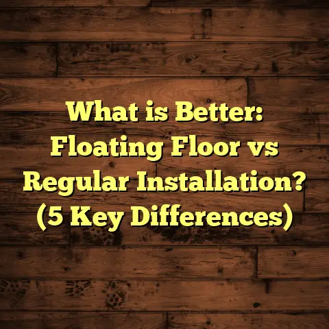What is Better: Floating Floor vs Regular Installation? (5 Key Differences)