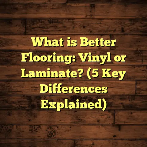 What is Better Flooring: Vinyl or Laminate? (5 Key Differences Explained)
