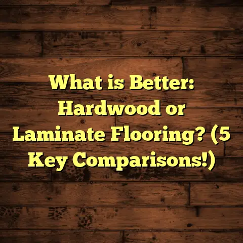 What is Better: Hardwood or Laminate Flooring? (5 Key Comparisons!)
