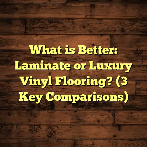 What is Better: Laminate or Luxury Vinyl Flooring? (3 Key Comparisons)