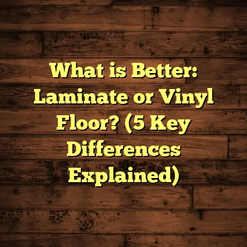 What is Better: Laminate or Vinyl Floor? (5 Key Differences Explained)