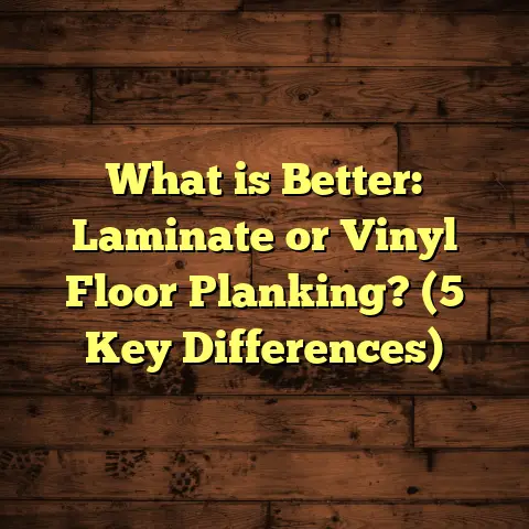 What is Better: Laminate or Vinyl Floor Planking? (5 Key Differences)