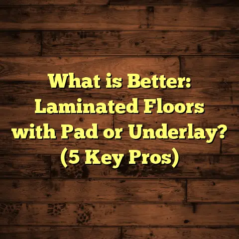 What is Better: Laminated Floors with Pad or Underlay? (5 Key Pros)