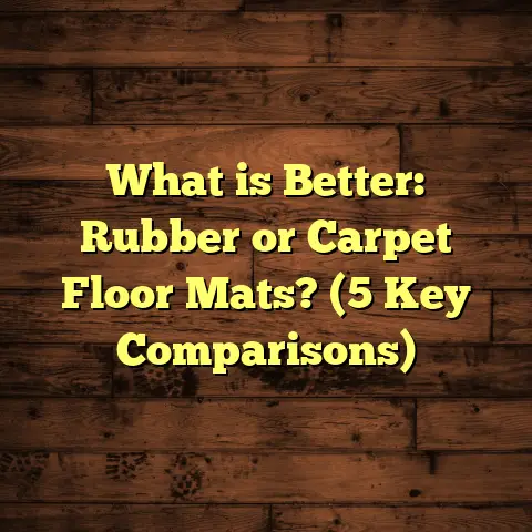 What is Better: Rubber or Carpet Floor Mats? (5 Key Comparisons)