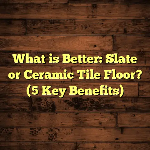 What is Better: Slate or Ceramic Tile Floor? (5 Key Benefits)