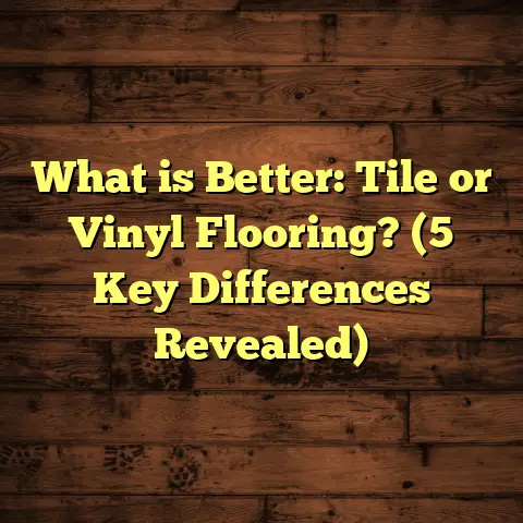 What is Better: Tile or Vinyl Flooring? (5 Key Differences Revealed)