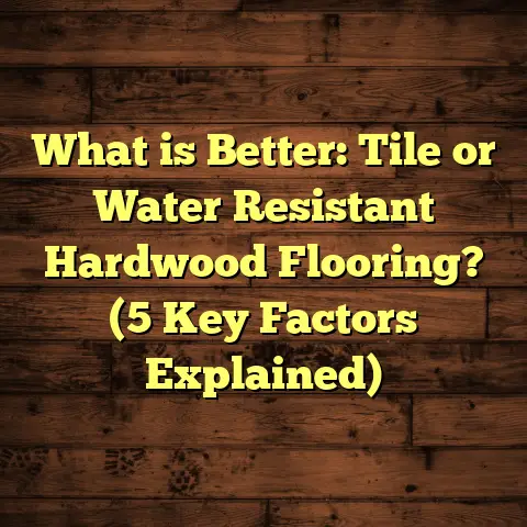 What is Better: Tile or Water Resistant Hardwood Flooring? (5 Key Factors Explained)
