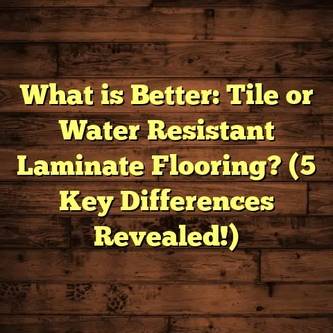 What is Better: Tile or Water Resistant Laminate Flooring? (5 Key Differences Revealed!)