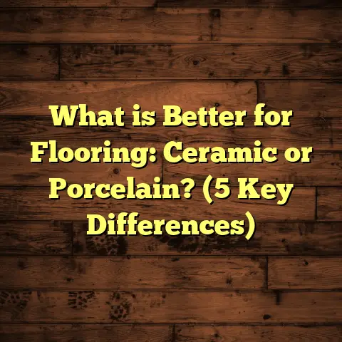 What is Better for Flooring: Ceramic or Porcelain? (5 Key Differences)