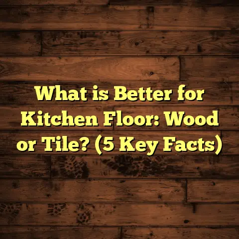 What is Better for Kitchen Floor: Wood or Tile? (5 Key Facts)