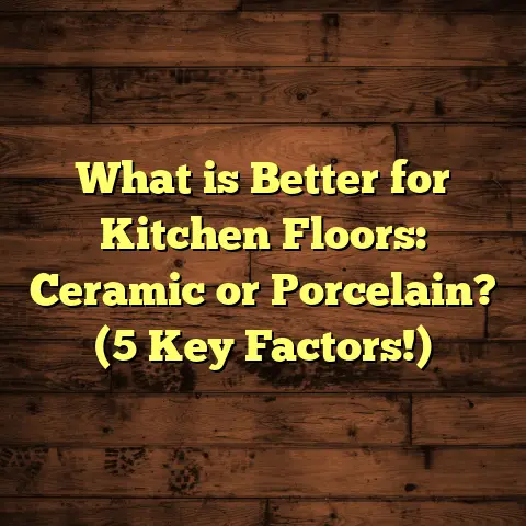 What is Better for Kitchen Floors: Ceramic or Porcelain? (5 Key Factors!)
