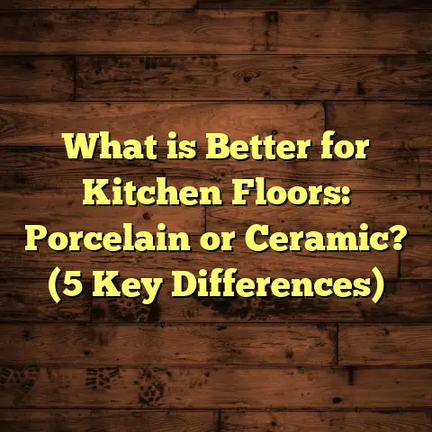 What is Better for Kitchen Floors: Porcelain or Ceramic? (5 Key Differences)